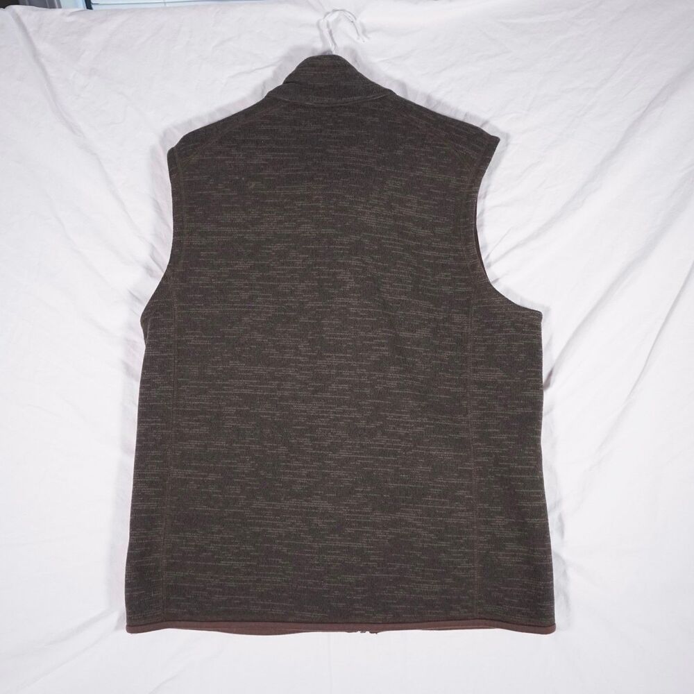 Patagonia Better Sweater Vest Full Zip Brown Mens Large - Picture 6 of 7